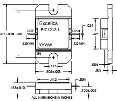 EIC1213-8 Datasheet PDF Excelics Semiconductor, Inc.