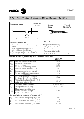 EGP30DT Datasheet PDF Formosa Technology