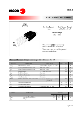 FT0411BI Datasheet PDF Formosa Technology