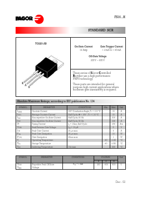 FS1610MH Datasheet PDF Formosa Technology