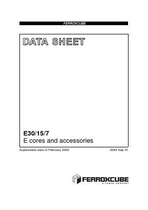E30-3C94 Datasheet PDF Ferroxcube International Holding B.V.