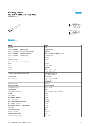 574344 Datasheet PDF Festo Corporation.