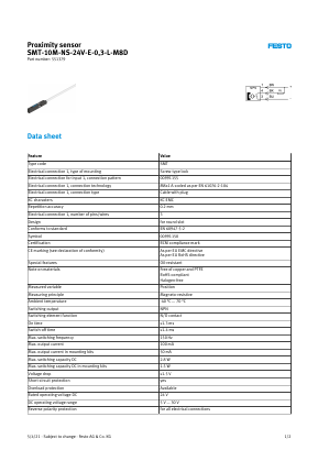 551379 Datasheet PDF Festo Corporation.