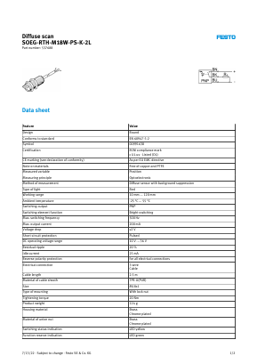 537688 Datasheet PDF Festo Corporation.