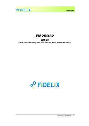 FM25MQ08C-1ACA5T Datasheet PDF FIDELIX