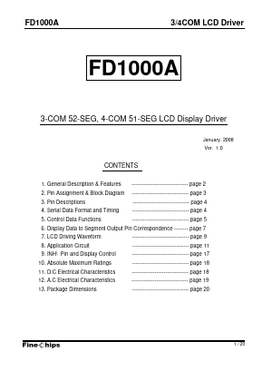 FD1000A Datasheet PDF Finechips