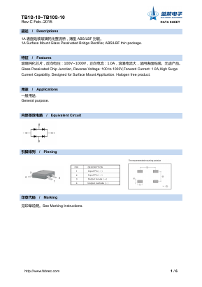 TB8S-10 Datasheet PDF Foshan Blue Rocket Electronics Co.,Ltd.