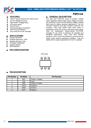 FSP2150CAAD Datasheet PDF FOSLINK SEMICONDUCTOR CO.,LTD