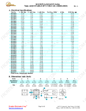 KS1417N Datasheet PDF Frontier Electronics.