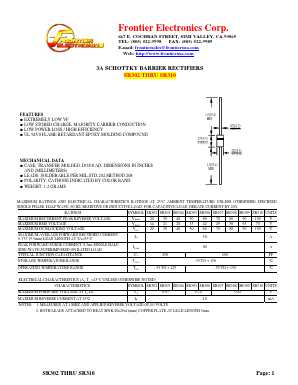 SR3010 Datasheet PDF Frontier Electronics.