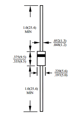 1N5406 Datasheet PDF Frontier Electronics.