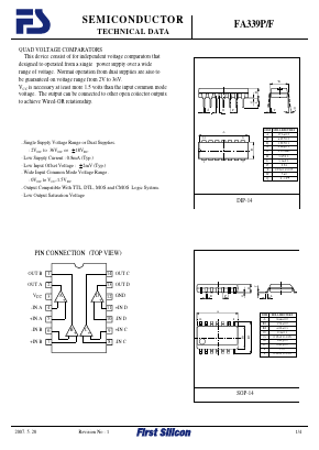 FA339P Datasheet PDF First Silicon Co., Ltd