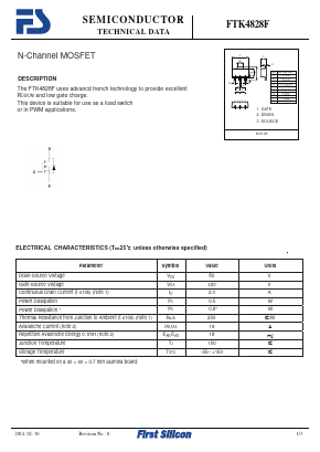 FTK4828F Datasheet PDF First Silicon Co., Ltd