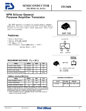 FTC5658 Datasheet PDF First Silicon Co., Ltd