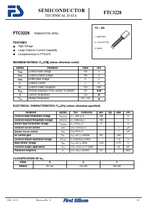 FTC3228 Datasheet PDF First Silicon Co., Ltd