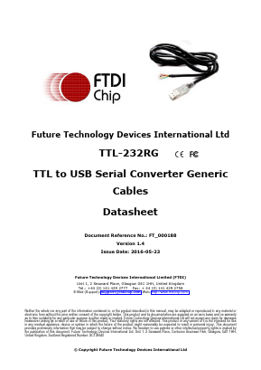 TTL-232RG-VSW5V-WE Datasheet PDF Future Technology