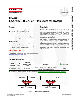 FSA642 Datasheet PDF Fairchild Semiconductor