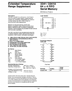 3341 Datasheet PDF Fairchild Semiconductor