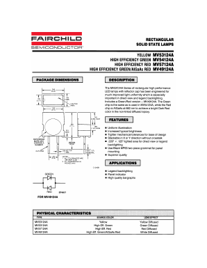MV49124A Datasheet PDF Fairchild Semiconductor