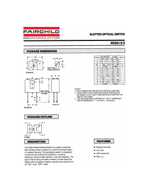 H22A3 Datasheet PDF Fairchild Semiconductor