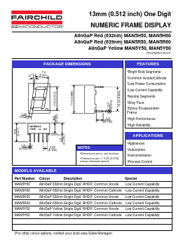 MAN5R50 Datasheet PDF Fairchild Semiconductor