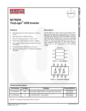 NC7NZ04 Datasheet PDF Fairchild Semiconductor