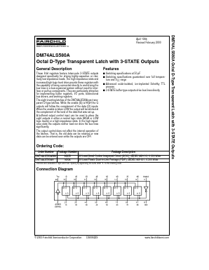 DM74ALS580A Datasheet PDF Fairchild Semiconductor