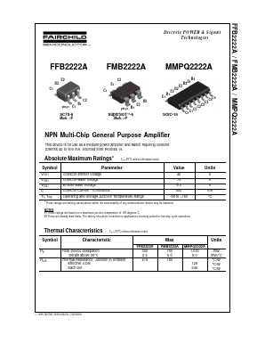 MMPQ2222A Datasheet PDF Fairchild Semiconductor