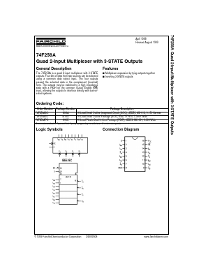 74F258ASJ Datasheet PDF Fairchild Semiconductor