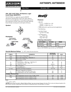 76009D Datasheet PDF Fairchild Semiconductor