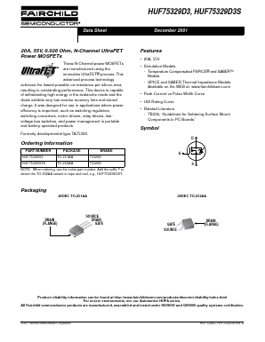 HUF75329D3 Datasheet PDF Fairchild Semiconductor