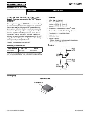 RF1K4909296 Datasheet PDF Fairchild Semiconductor