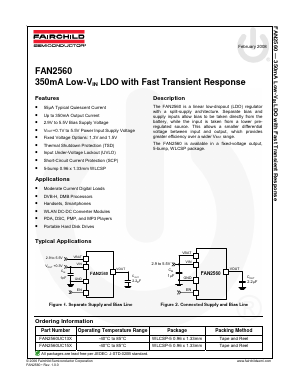 FAN2560UC13X Datasheet PDF Fairchild Semiconductor
