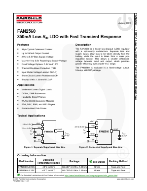 FAN2560UC13X Datasheet PDF Fairchild Semiconductor