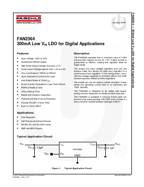 FAN2564 Datasheet PDF Fairchild Semiconductor