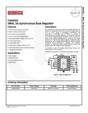 FAN5353 Datasheet PDF Fairchild Semiconductor