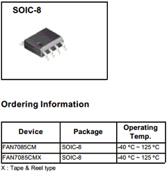 FAN7085CM Datasheet PDF Fairchild Semiconductor