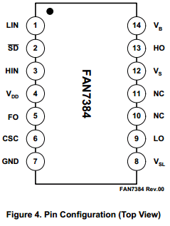 FAN7384MX Datasheet PDF Fairchild Semiconductor