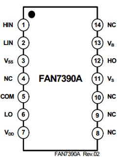FAN7390A Datasheet PDF Fairchild Semiconductor