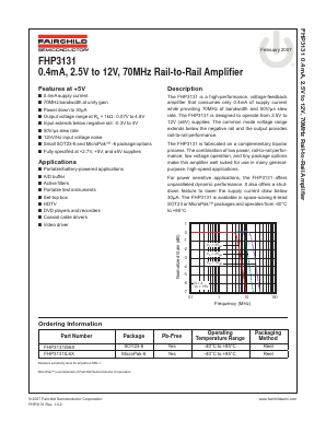 FHP3131IL6X Datasheet PDF Fairchild Semiconductor