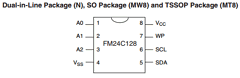 FM24C128FMW8X Datasheet PDF Fairchild Semiconductor
