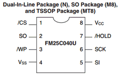 FM25C040ULZN Datasheet PDF Fairchild Semiconductor