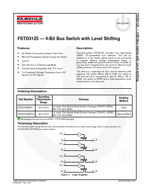 FSTD3125 Datasheet PDF Fairchild Semiconductor