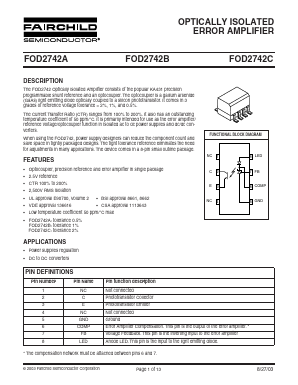 FOD2742AR1 Datasheet PDF Fairchild Semiconductor
