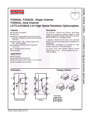 FOD053LS Datasheet PDF Fairchild Semiconductor
