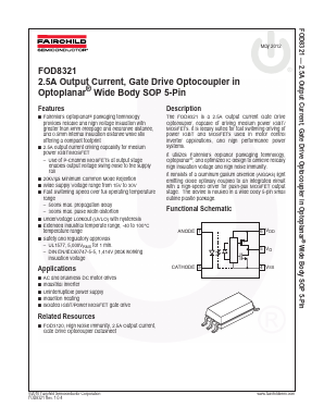 FOD8321V Datasheet PDF Fairchild Semiconductor