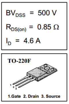 IRFS840A Datasheet PDF Fairchild Semiconductor