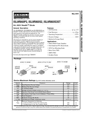 R860S2 Datasheet PDF Fairchild Semiconductor