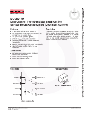 MOCD217R2VM Datasheet PDF Fairchild Semiconductor