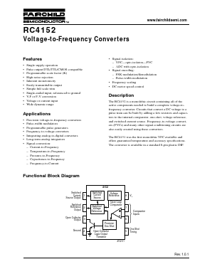 RV4152N Datasheet PDF Fairchild Semiconductor